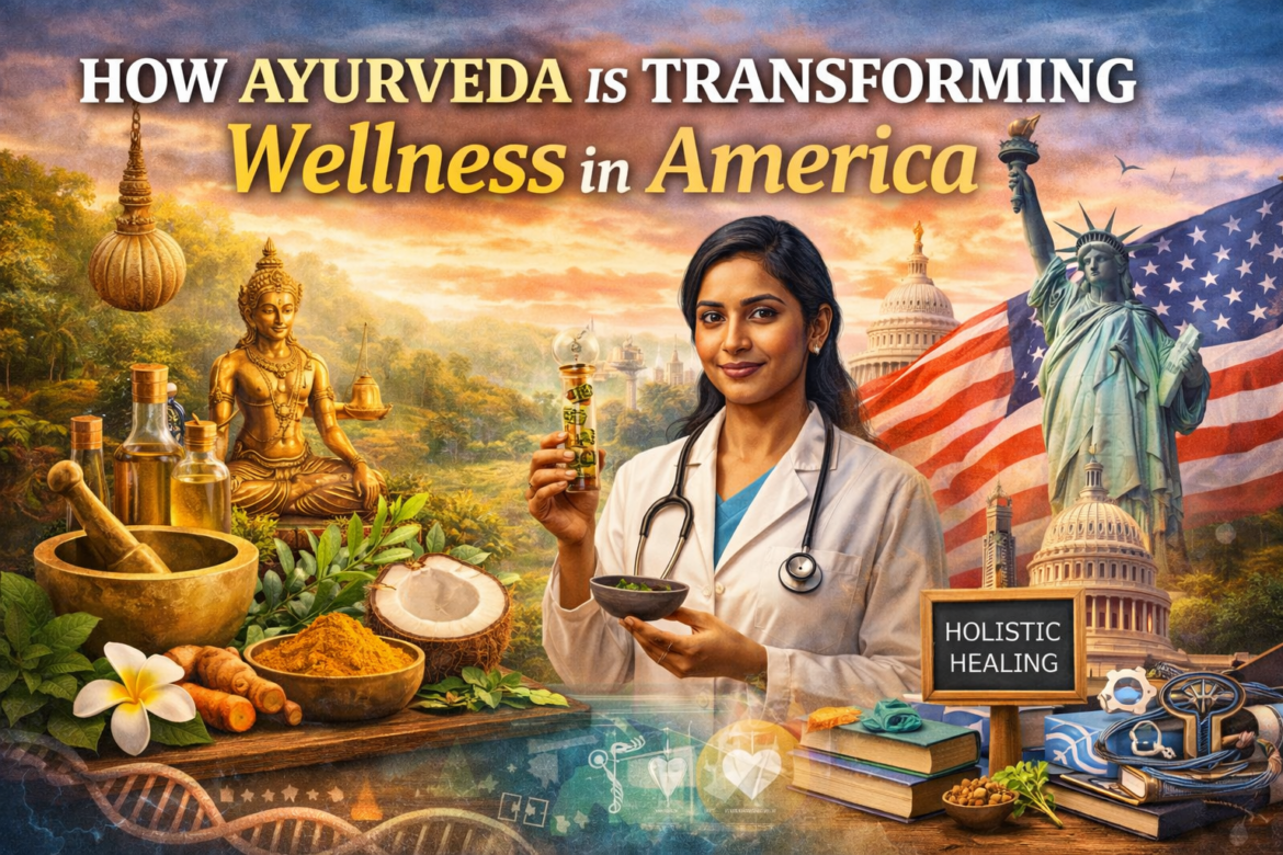 ayurveda wellness transformation, ayurveda in america, how ayurveda is transforming wellness, ayurveda holistic health, ayurveda lifestyle, ayurveda personalization, ayurveda digestion, ayurveda daily routine, ayurveda yoga connection, ayurvedic herbs usa, ayurveda mental wellness, ayurveda seasonal awareness, ayurveda mainstream, ayurveda influence, ayurveda modern wellness