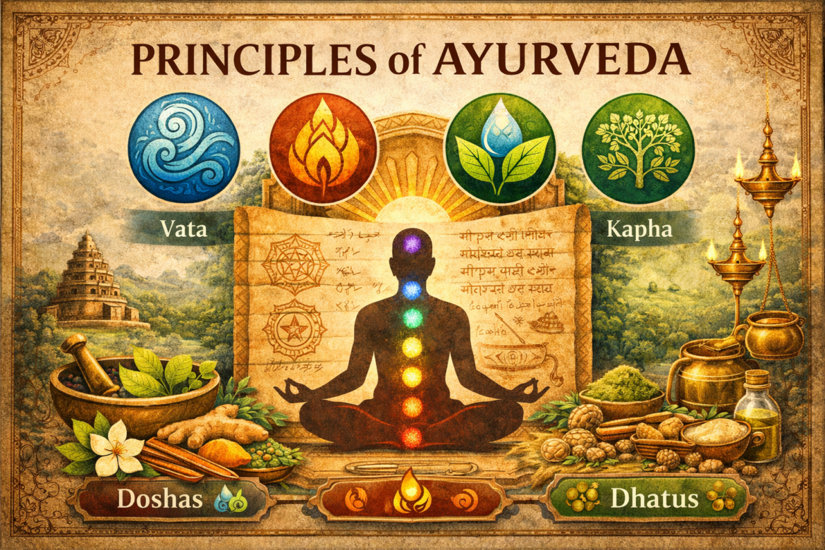 principles of ayurveda, ayurveda principles, balance concept ayurveda, individual constitution ayurveda, prevention over cure ayurveda, natural healing ayurveda, role of diet and lifestyle ayurveda, doshas explained, ayurveda philosophy, ayurveda basics, prakriti, agni ayurveda, holistic health principles